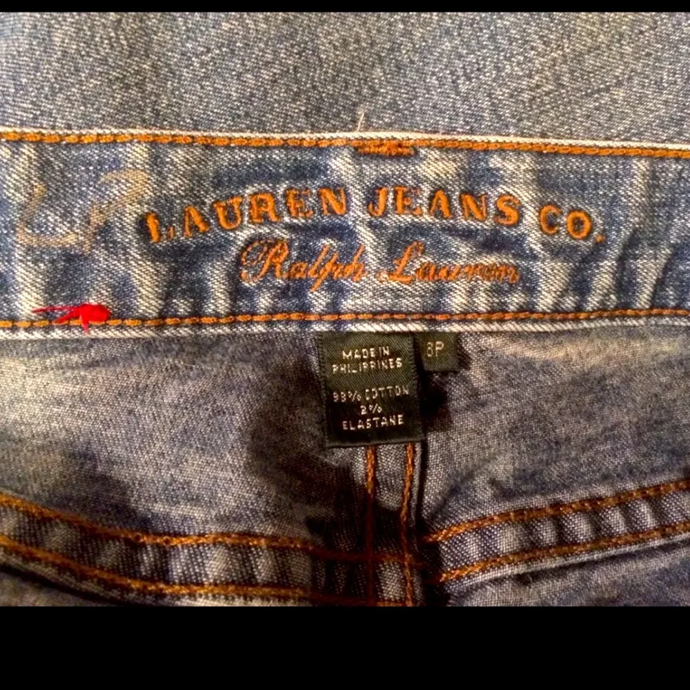 LRL Lauren Jeans Co Ralph Lauren High Waisted Mom Women’s Denim Pants Size 8p